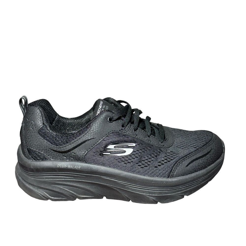 Skechers Black Mesh Walking Trainer